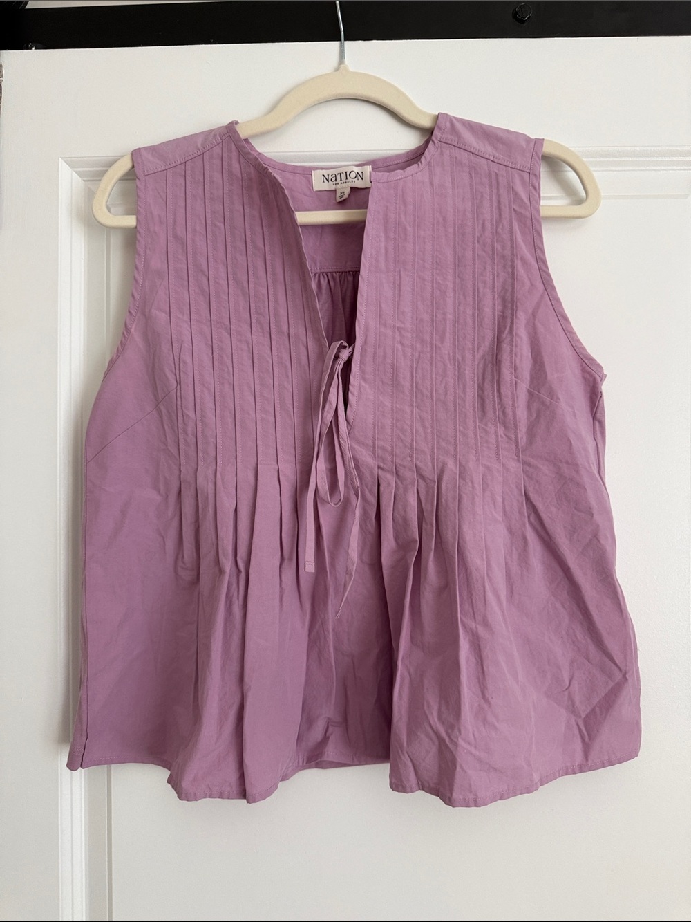 Nation LA Ali Tie Top Lilac